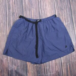 Brooks Mens Medium Blue Check 7" Running Sweat Shorts Athletic Lined Lightweight